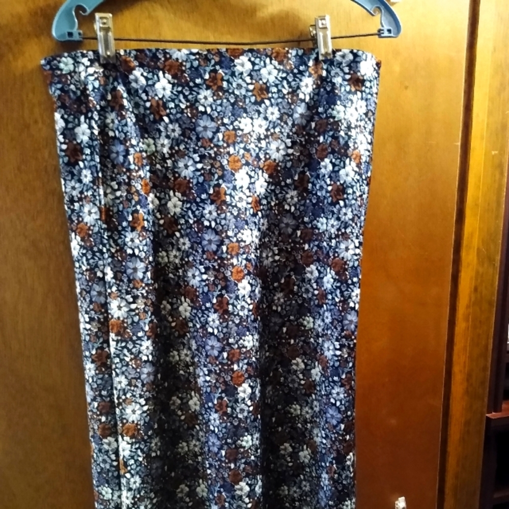 LOFT Satin A-line skirt